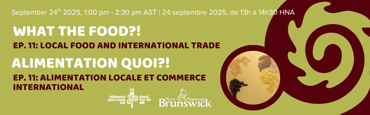 Alimentation quoi ?! - Alimentation locale et commerce international