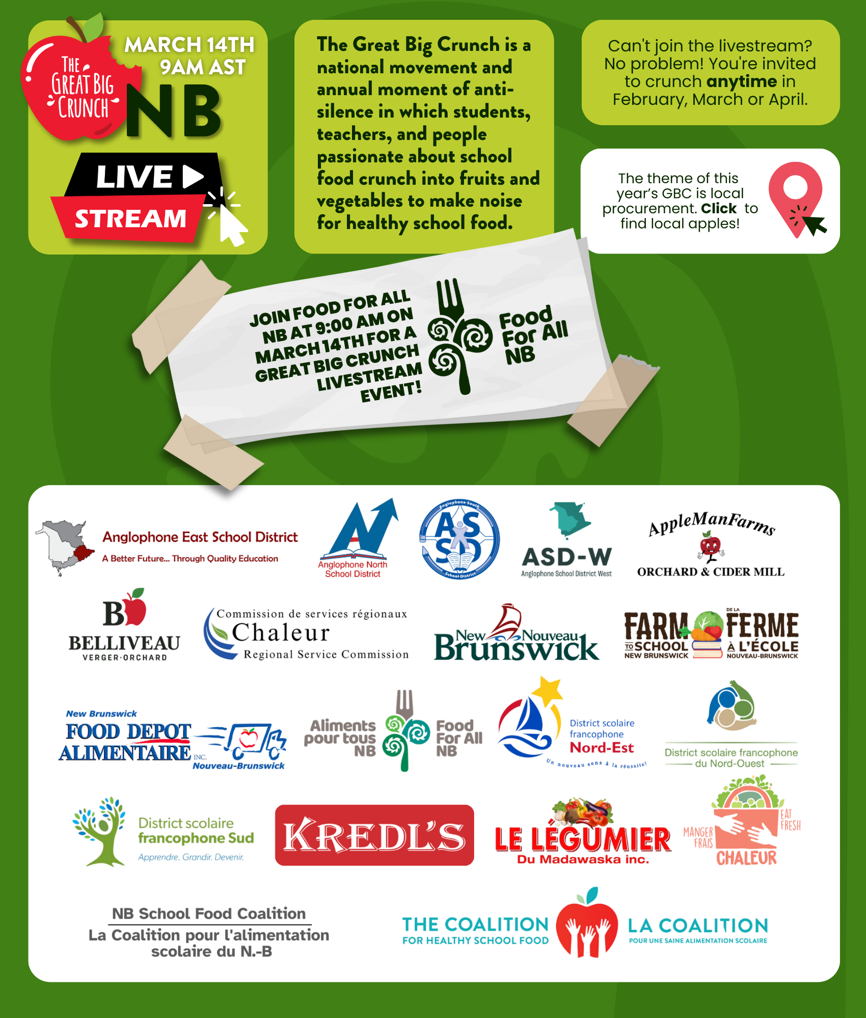 Join us LIVE for NB's Great Big Crunch 2025!