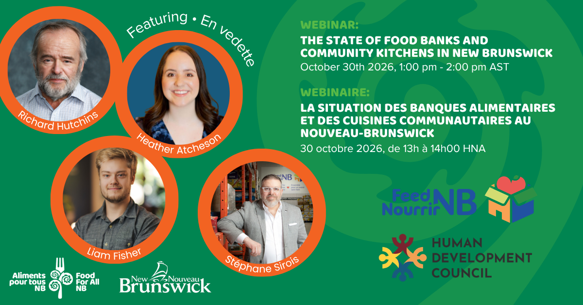 The State of Food Banks and Community Kitchens in New Brunswick